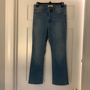 Madewell medium wash demi-boot jeans